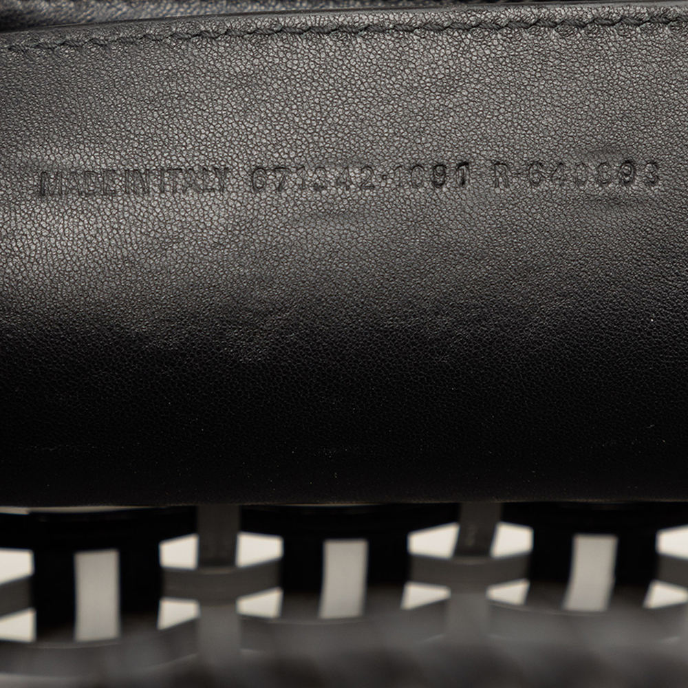 Pre-Loved Balenciaga Faux Leather Bistro Basket Bag XS - Picture 6 of 10